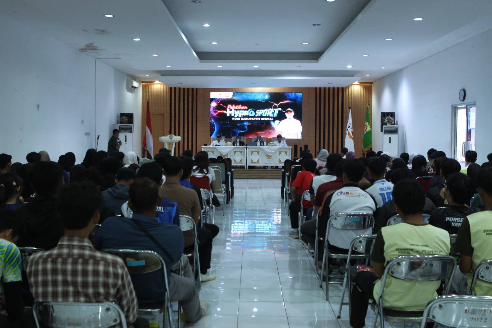 pelaksanaan Hypno sports atlet Porprov Kabupaten Kendal
